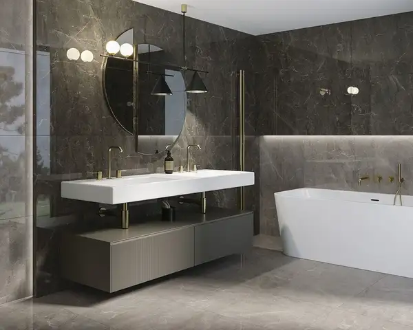 Плитка підлогова Wonderstone Grey SZKL RECT POL 59,8x119,8 код 9573 Ceramika Paradyz (RPR-0,6X1,2-1-WOST.GR) Плитка підлогова Wonderstone Grey SZKL RECT POL 59,8x119,8 код 9573 Ceramika Paradyz (RPR-0,6X1,2-1-WOST.GR)