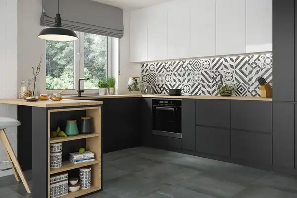 Плитка підлогова Modern Motyw B SZKL STR 19,8x19,8 код 1320 Ceramika Paradyz (RS--198X198-1-MODN.--B) Плитка підлогова Modern Motyw B SZKL STR 19,8x19,8 код 1320 Ceramika Paradyz (RS--198X198-1-MODN.--B)