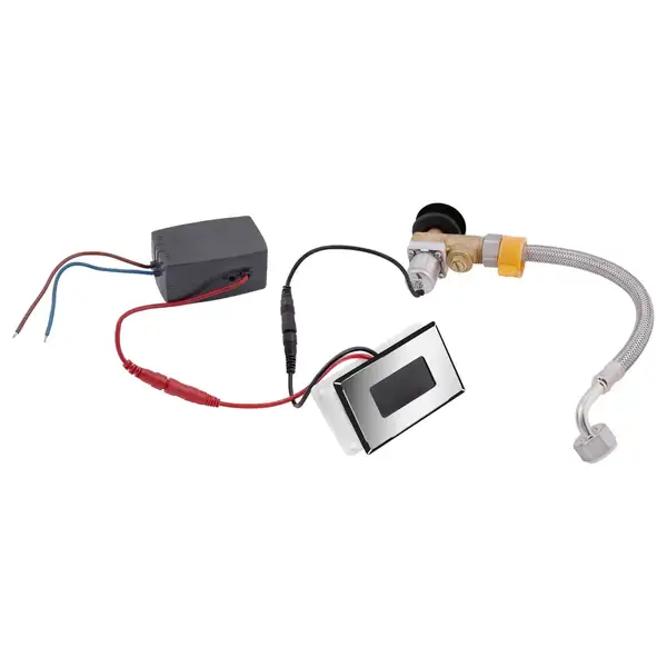 Qtap Scorpio Панель змиву для пісуара, хром/чорний (QT146601ACCHR) Qtap Scorpio Панель змиву для пісуара, хром/чорний (QT146601ACCHR)