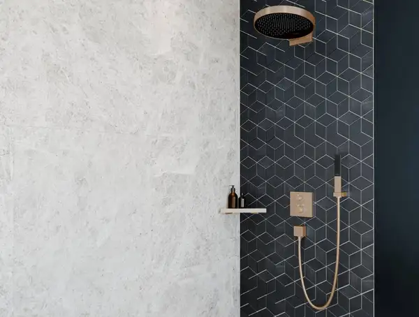 Угловая полка Hansgrohe AddStoris, матовая бронза (41741140) фото 3 Aquada.com.ua Угловая полка Hansgrohe AddStoris, матовая бронза (41741140) фото 3 Aquada.com.ua