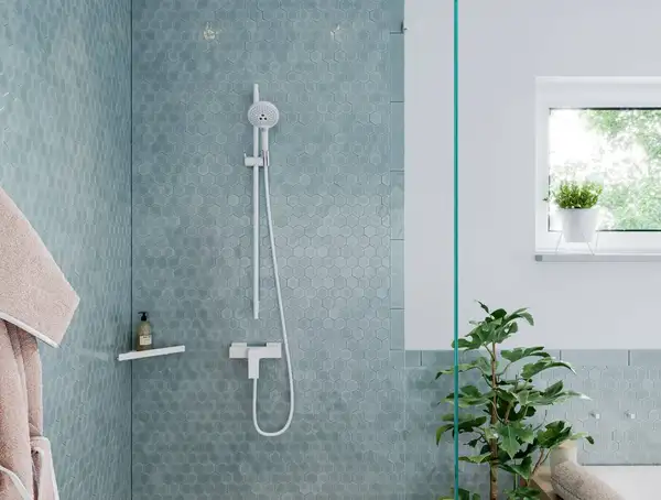 Угловая полка Hansgrohe AddStoris, белый матовый (41741700) фото 3 Aquada.com.ua Угловая полка Hansgrohe AddStoris, белый матовый (41741700) фото 3 Aquada.com.ua