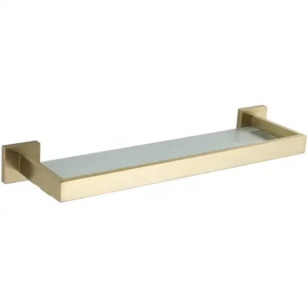 Полка стеклянная подвесная MEXEN VOX BRUSHED GOLD (MEX-707037-55) Полка стеклянная подвесная MEXEN VOX BRUSHED GOLD (MEX-707037-55)