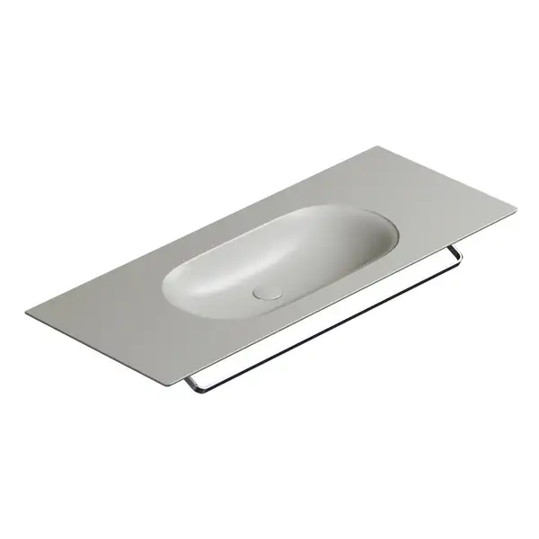 Раковина подвесная Catalano Horizon 125 х 50 см, Satin cement (1125HZCS) фото 1 Aquada.com.ua