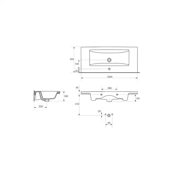 Cersanit Como 100 furniture Умывальник, белый (CCWF1006803618) Cersanit Como 100 furniture Умывальник, белый (CCWF1006803618)