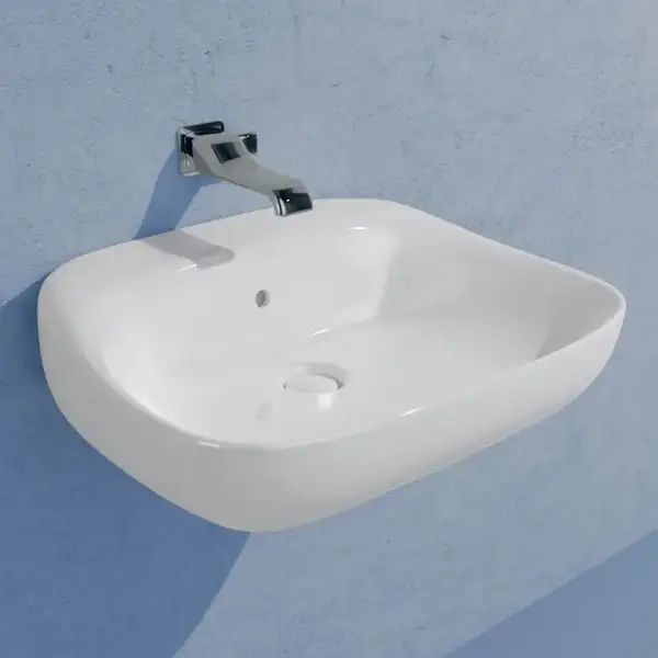 Раковина подвесная Flaminia Fluo 60 х 49 х h20 см, цвет - Latte opaco (матовый) FU60L Latte Раковина подвесная Flaminia Fluo 60 х 49 х h20 см, цвет - Latte opaco (матовый) FU60L Latte