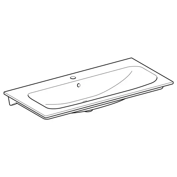 Раковина для мебели Geberit Selnova Square 100 х 48 см, с 1 отверстием под смеситель (500.997.00.1) Раковина для мебели Geberit Selnova Square 100 х 48 см, с 1 отверстием под смеситель (500.997.00.1)