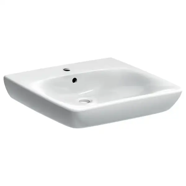 Geberit Selnova Comfort Умивальник підвісний, білий (501.461.00.7) Geberit Selnova Comfort Умивальник підвісний, білий (501.461.00.7)