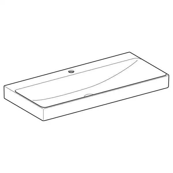 Раковина Geberit One 105 х 48 см 505.020.01.4 Раковина Geberit One 105 х 48 см 505.020.01.4