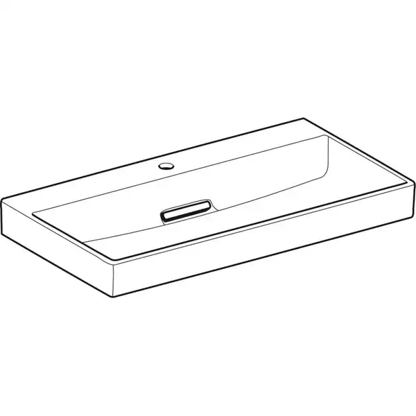 Раковина Geberit One 75 х 48 см 505.036.00.1 Раковина Geberit One 75 х 48 см 505.036.00.1