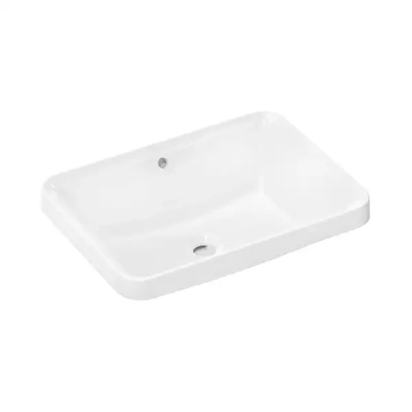 Hansgrohe Xuniva Q Раковина на столешницу, белая (60158450) Hansgrohe Xuniva Q Раковина на столешницу, белая (60158450)