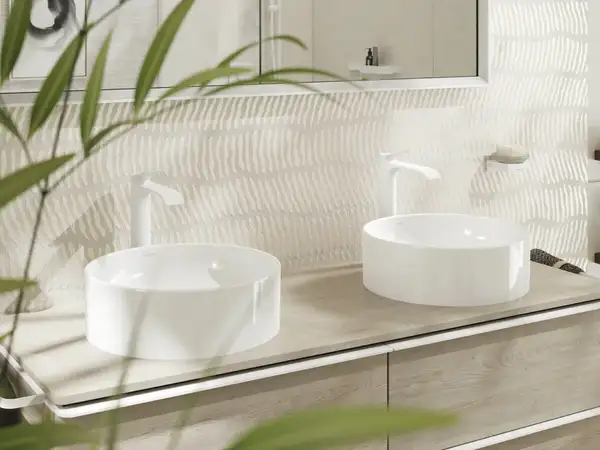 Раковина накладна на стільницю Ø40 см (покриття SmartClean) Hansgrohe Xuniva S  61071450