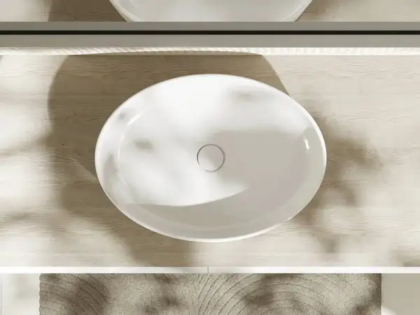 Раковина накладна на стільницю 40х55 см (покриття SmartClean) Hansgrohe Xuniva D  61072450