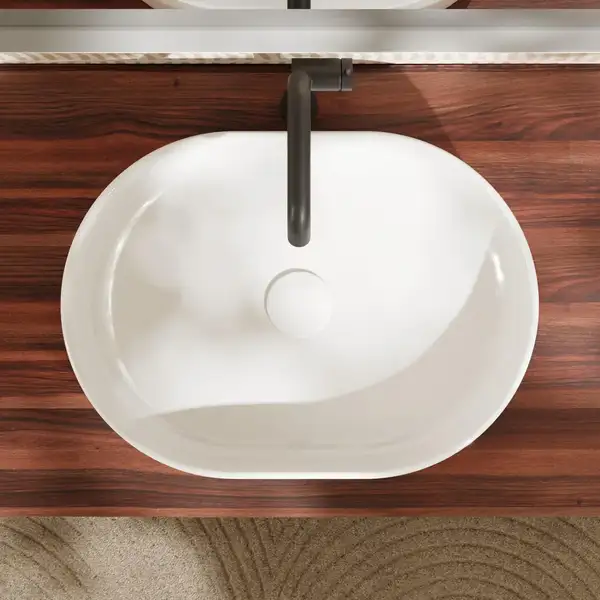 Раковина накладна на стільницю 40х55 см (покриття SmartClean) Hansgrohe Xuniva U  61073450