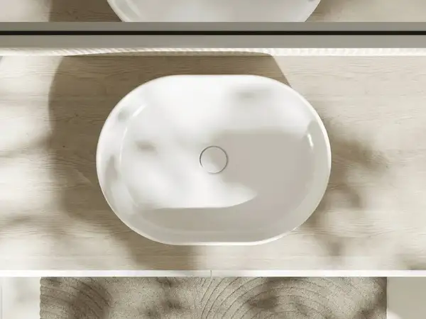 Раковина накладна на стільницю 40х55 см (покриття SmartClean) Hansgrohe Xuniva U  61073450