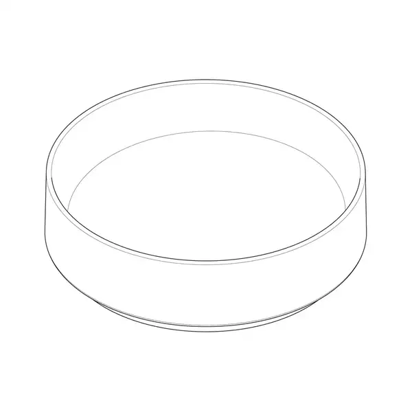 Раковина накладна на стільницю Ø40х12 см Hansgrohe Xuniva Evo S SmartClean HygieneEffect (без переливу, білий глянець)  63005450