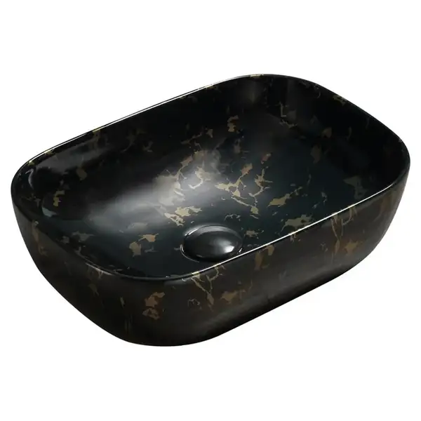 Умывальник (раковина) MEXEN RITA BLACK MARBLE MATT (MEX-21084594) Умывальник (раковина) MEXEN RITA BLACK MARBLE MATT (MEX-21084594)