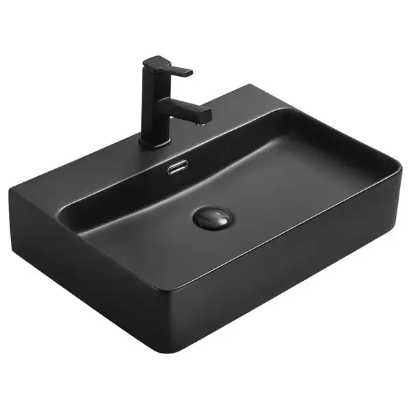 Умывальник (раковина) MEXEN LARA 60 BLACK MATT накладной подвесной (MEX-21166085) Умывальник (раковина) MEXEN LARA 60 BLACK MATT накладной подвесной (MEX-21166085)