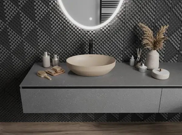 Умывальник (раковина) MEXEN CORNELIA CAPPUCCINO MAT накладной (MEX-21885064) Умывальник (раковина) MEXEN CORNELIA CAPPUCCINO MAT накладной (MEX-21885064)