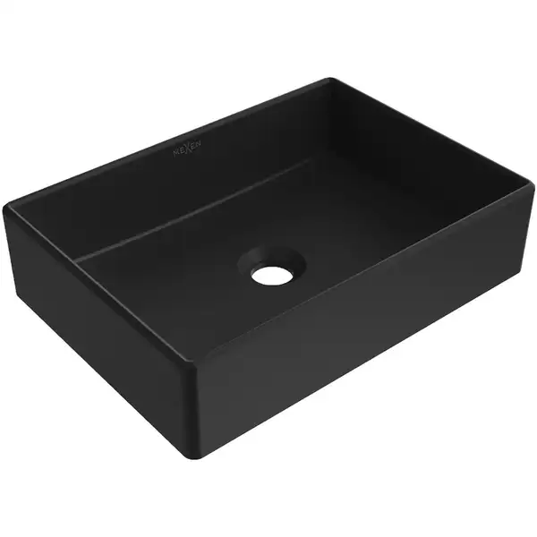 Умывальник (раковина) MEXEN GOYA 45 BLACK MAT накладной (MEX-22184585) Умывальник (раковина) MEXEN GOYA 45 BLACK MAT накладной (MEX-22184585)