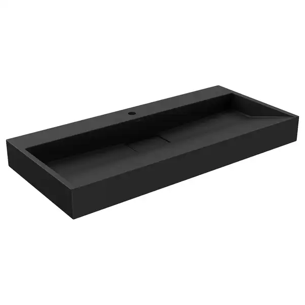 Умывальник (раковина) MEXEN AVA 100 BLACK MATT 1/O накладной подвесной (MEX-23011071) Умывальник (раковина) MEXEN AVA 100 BLACK MATT 1/O накладной подвесной (MEX-23011071)