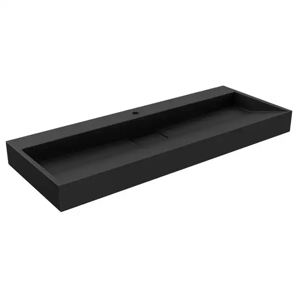 Умывальник (раковина) MEXEN AVA 120 BLACK MATT 1/O накладной подвесной (MEX-23011271) Умывальник (раковина) MEXEN AVA 120 BLACK MATT 1/O накладной подвесной (MEX-23011271)