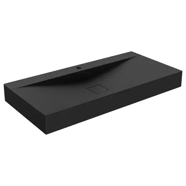 Умывальник (раковина) MEXEN POLI 80 BLACK MATT накладной подвесной (MEX-23028071) Умывальник (раковина) MEXEN POLI 80 BLACK MATT накладной подвесной (MEX-23028071)