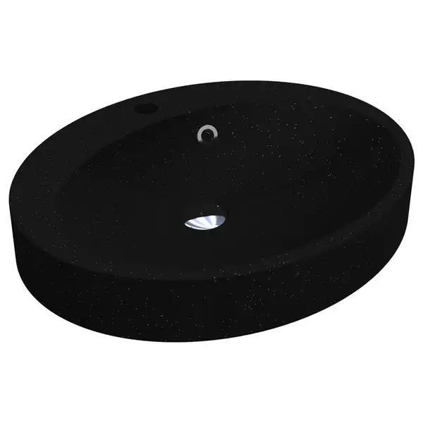 MIRAGGIO Умывальник DEVON BLACK MIRASTONE (0000395) MIRAGGIO Умывальник DEVON BLACK MIRASTONE (0000395)