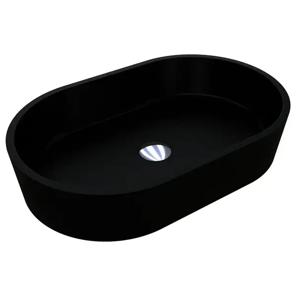 MIRAGGIO Умывальник SORRENTO BLACK MIRASTONE (0000441) MIRAGGIO Умывальник SORRENTO BLACK MIRASTONE (0000441)