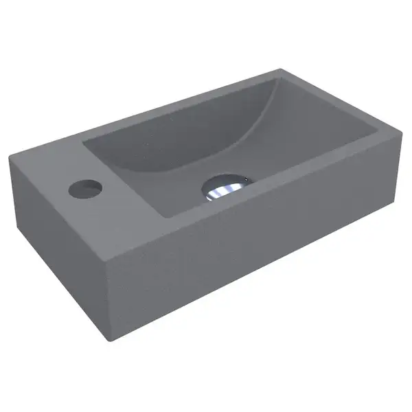 MIRAGGIO Умывальник FARO R GRAY MIRASTONE (0001209) MIRAGGIO Умывальник FARO R GRAY MIRASTONE (0001209)
