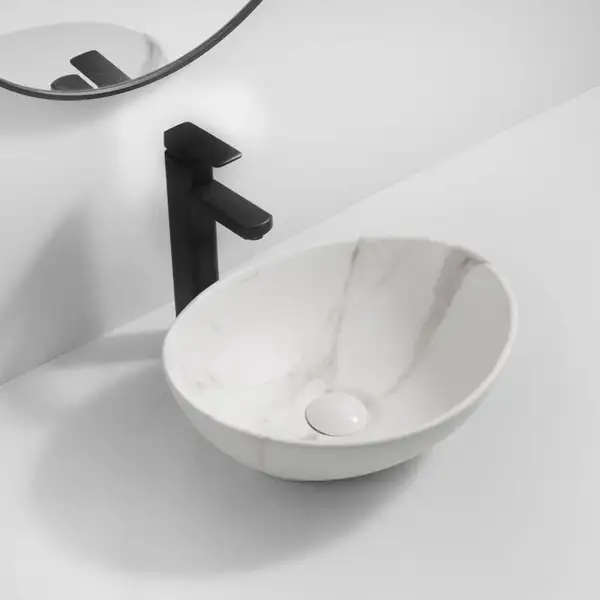 MIXXUS PREMIUM ELLIPSE-0108 Раковина накладна, мармур (MP6526) MIXXUS PREMIUM ELLIPSE-0108 Раковина накладна, мармур (MP6526)