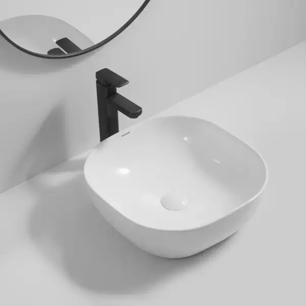 MIXXUS PREMIUM DIVERSE-0105 Раковина накладна, біла (MP6535) MIXXUS PREMIUM DIVERSE-0105 Раковина накладна, біла (MP6535)