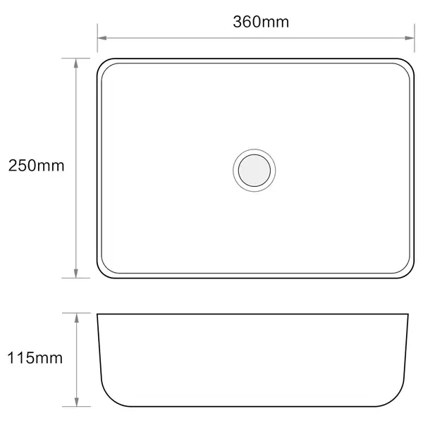 Mixxus Premium DIVERSE-0103 Раковина накладная, белая (MP6539) Mixxus Premium DIVERSE-0103 Раковина накладная, белая (MP6539)