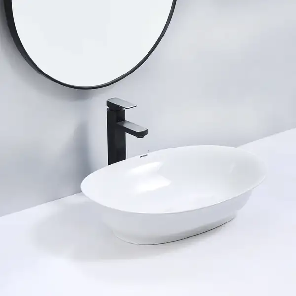 Mixxus Premium ELLIPSE-0103 Раковина накладна, біла (MP6553) Mixxus Premium ELLIPSE-0103 Раковина накладна, біла (MP6553)