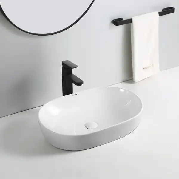 MIXXUS PREMIUM ELLIPSE-0105 Раковина накладна, біла (MP6563) MIXXUS PREMIUM ELLIPSE-0105 Раковина накладна, біла (MP6563)