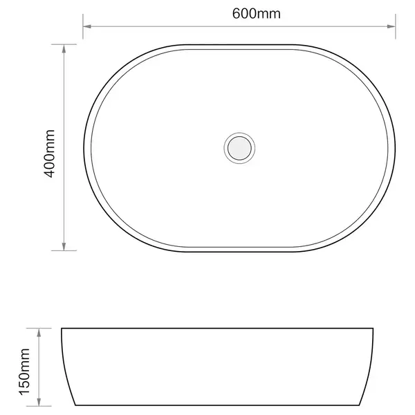 MIXXUS PREMIUM ELLIPSE-0105 Раковина накладна, біла (MP6563) MIXXUS PREMIUM ELLIPSE-0105 Раковина накладна, біла (MP6563)