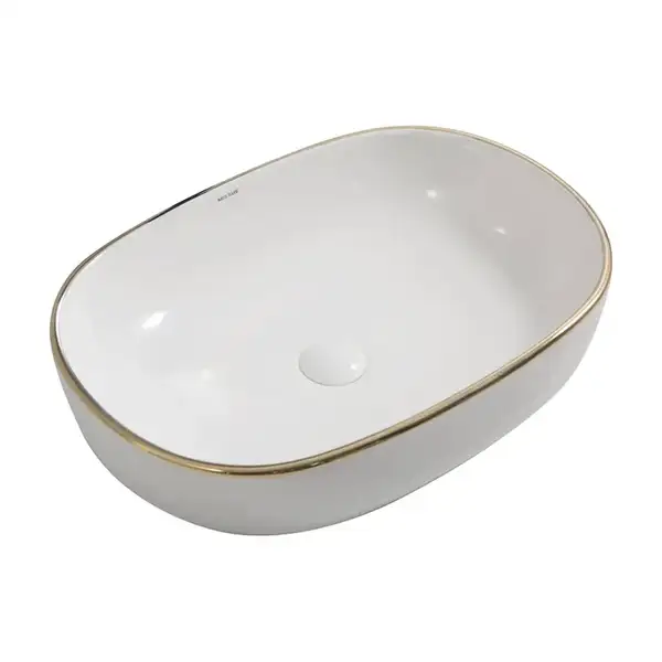 MIXXUS PREMIUM ELLIPSE-0105 EDGE GOLD Раковина, золото (MP6564)