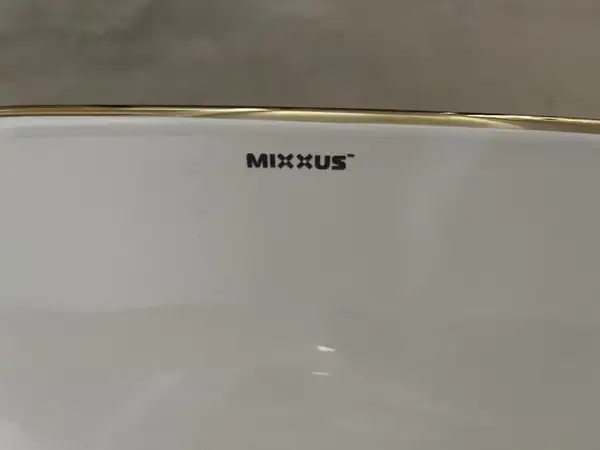 MIXXUS PREMIUM ELLIPSE-0105 EDGE GOLD Раковина, золото (MP6564)