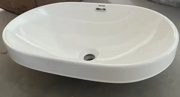 MIXXUS PREMIUM ELLIPSE-1601 Раковина врізна, біла (MP6569) MIXXUS PREMIUM ELLIPSE-1601 Раковина врізна, біла (MP6569)