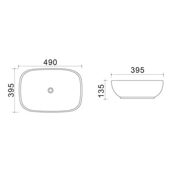 MIXXUS PREMIUM DIVERSE-0115 Раковина накладна, сіра (MP6650) MIXXUS PREMIUM DIVERSE-0115 Раковина накладна, сіра (MP6650)