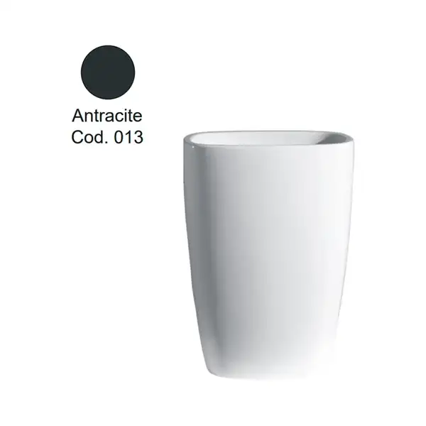 Nic-Design Умивальник окремо стоячий Nic Design Milk, антрацит матовий (001287013)