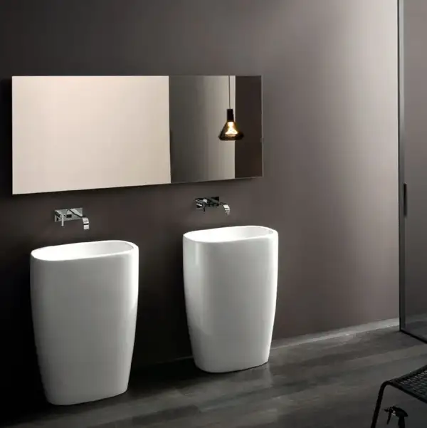 Nic-Design Умивальник окремо стоячий Nic Design Milk, антрацит матовий (001290013)