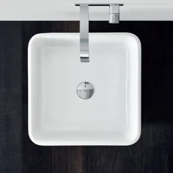 Nic-Design Умивальник окремо стоячий Nic Design Semplice 40х40х85 см без переливу, злив у підлогу, Fard глянець (001373072) Nic-Design Умивальник окремо стоячий Nic Design Semplice 40х40х85 см без переливу, злив у підлогу, Fard глянець (001373072)