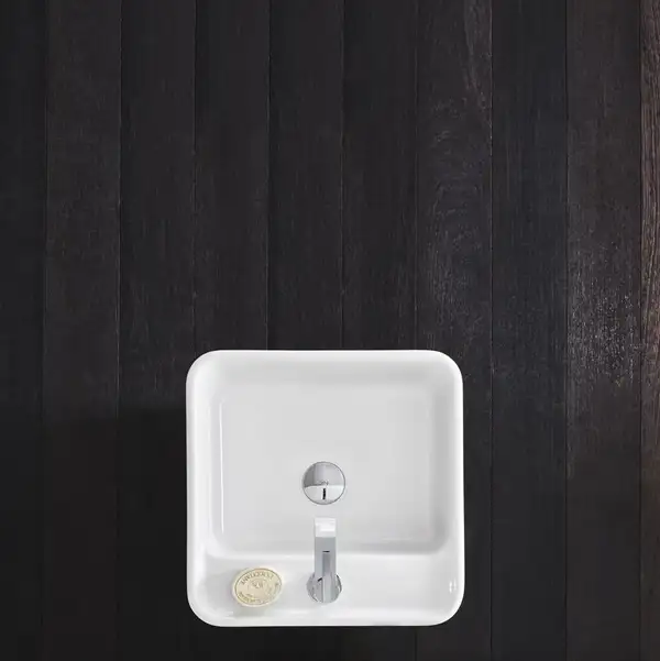 Nic-Design Умивальник окремо стоячий Nic Design Semplice 40х40х85 см з отвором під змішувач зі зливом в підлогу, білий матовий (001374003) Nic-Design Умивальник окремо стоячий Nic Design Semplice 40х40х85 см з отвором під змішувач зі зливом в підлогу, білий матовий (001374003)