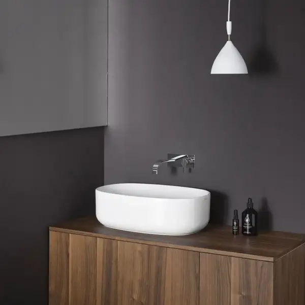 Nic-Design Умивальник на стільницю Nic Design Semplice 55х40х15 см, Argilla матовий (001376052) Nic-Design Умивальник на стільницю Nic Design Semplice 55х40х15 см, Argilla матовий (001376052)