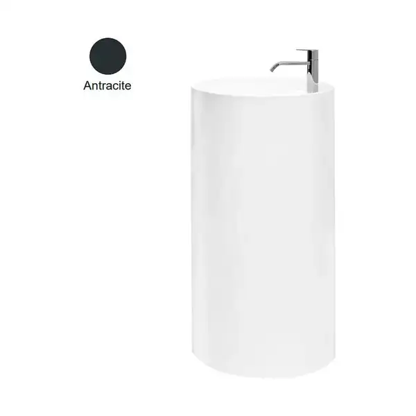 Nic-Design Умивальник окремо стоячий NIC Design Ovvio 45x85h, чорний матовий (001452013) Nic-Design Умивальник окремо стоячий NIC Design Ovvio 45x85h, чорний матовий (001452013)