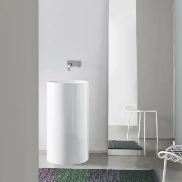 Nic-Design Умивальник окремо стоячий Nic Design Ovvio 45x85 см, antracite matt (001455013) Nic-Design Умивальник окремо стоячий Nic Design Ovvio 45x85 см, antracite matt (001455013)