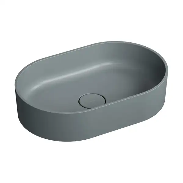 умивальник Omnires Ovo 55x36 ash gray (OVOUNAG)