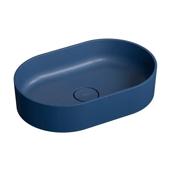 умивальник Omnires Ovo 55x36 dark blue (OVOUNMB)