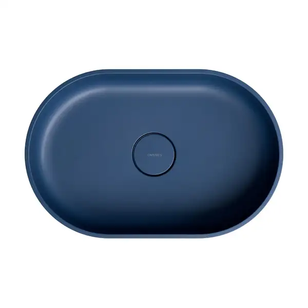 умивальник Omnires Ovo 55x36 dark blue (OVOUNMB)