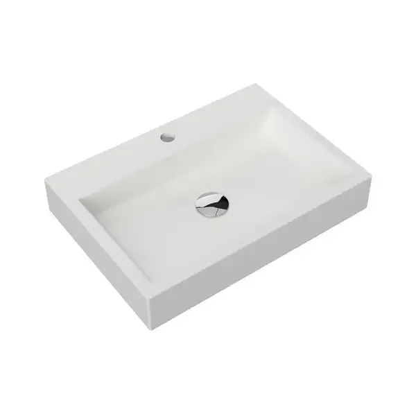 умивальник Omnires Thasos 42x60 white (THASOS600BP) умивальник Omnires Thasos 42x60 white (THASOS600BP)